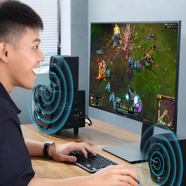 Audio měděný kabel kabel 3.5mm Mini Jack - 2x RCA 2m