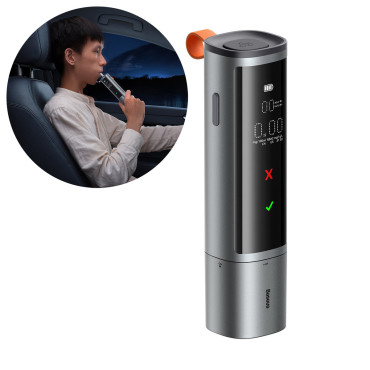 Electronic Digital Alkomaty Pro Series Wireless 470mah - cinza