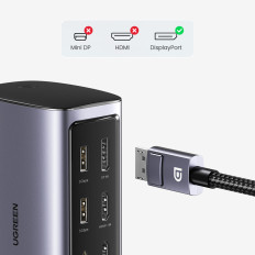 12W1 Multifunkcionalni adapter za vzpostavitev pristanišča Ugreen CM555 - Siva