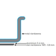 Rozpočtový riadok hrniec s vekom 98 l St. 50 cm - Hendi 835104