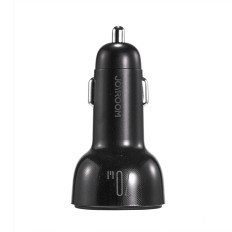 Carregador de carro para 3 portas USB mais leves e 2x USB-C 70W - Preto