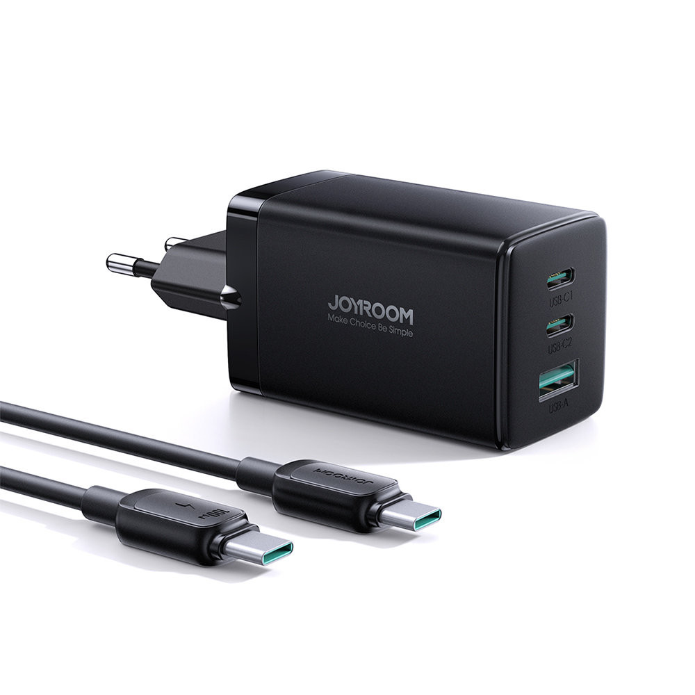 Schnelles Apertificate-Ladegerät USB 2x USB-C + USB-C-Kabel 1.2m - schwarz Schnelles Apertificate-Ladegerät USB 2x USB-C + USB-C-Kabel 1.2m - schwarz