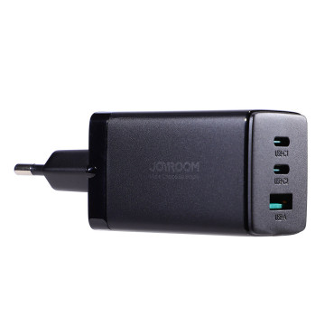 Fast Assicated Charger USB 2x USB-C + USB-C kabel 1.2m - Črna