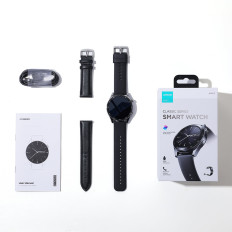 Smartwatch JR-FC2 Classic serija s priključno sprejemljivo funkcijo - črna