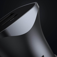 Carregador de carro USB Rápido e USB-C 30W PD PPS - Gray