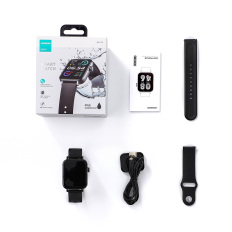 SmartWatch JR-FT5 Fit-Life Series koos ühenduse vastuvõtmise funktsiooniga - must