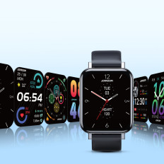 SmartWatch JR-FT5 Fit-Life-Serie mit Anschluss-Empfangsfunktion - Schwarz