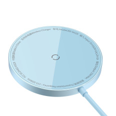 Enostavno Mini3 Magsafe Qi 15W - modri indukcijski magnetični polnilnik