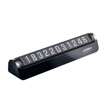 Parkeringsplate for bilen...
