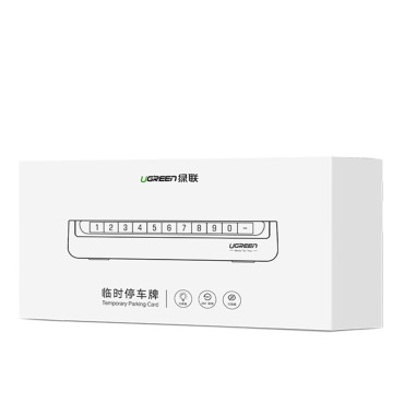 Parkoló lemez az autó számára a vezető telefonszáma - fekete