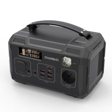Draagbare Toerist Powerbank Power Station 281Wh 300W LED - Zwart