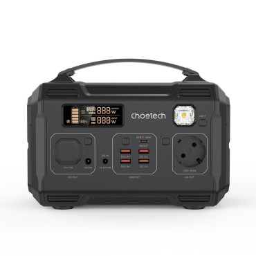 Portable Tourist PowerBank Power Station 281Wh 300W LED - Svart