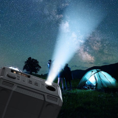 Bärbar turist Powerbank Power Station 281Wh 300W LED - Svart