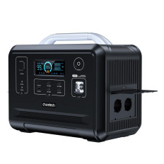 Draagbare Toerist Powerbank Lifepo4 960Wh 1200W - Zwart
