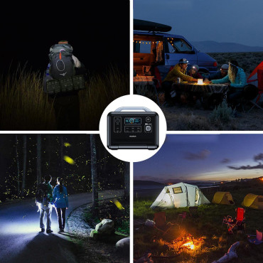 Portable Tourist PowerBank LifePO4 960WH 1200W - Svart