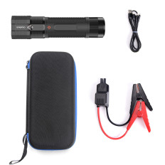 3in1 Löpbil Hoppstart + Powerbank 8000mAh + LED-ficklampa - Svart