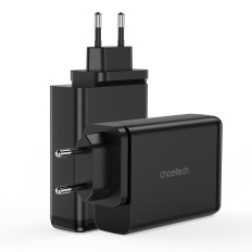Charger GAN 140W 4 ports 2x USB-C + 2x USB - black