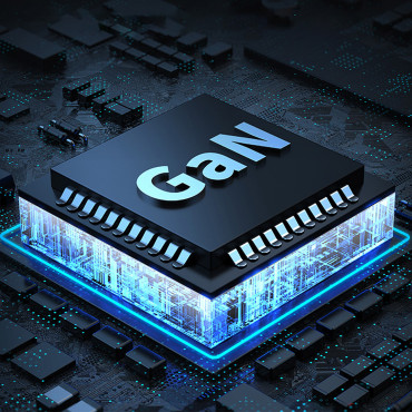 Carregador Gan 140W 4 Ports 2x USB-C + 2x USB - Preto