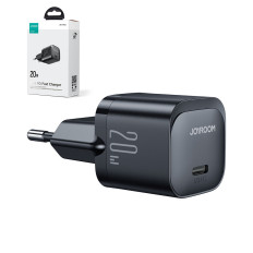 Mini cargador para el teléfono USB-C 20W PD JR-TCF02 - Negro