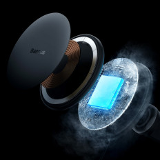 Carregador de indução para o carro no Air Magsafe 15w USB-C 25W - Preto