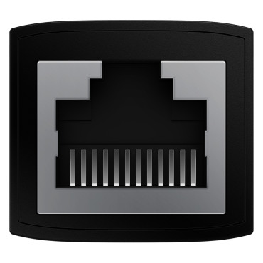 Σύνδεση LAN καλώδιο LAN ETHERNET RJ-45 AIRJOY BLACK - 2 PCS