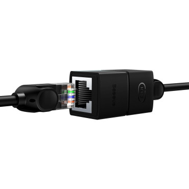 Koppeling LAN Ethernet-kabelconnector RJ-45 Airjoy Black