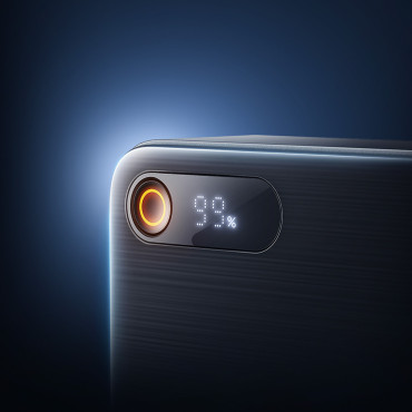 3in1 Laufwagen-Sprungstarter 1200A + Powerbank 7200mAh + LED-Taschenlampe - schwarz