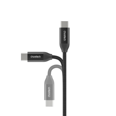 Kabelski kabel za nakladanje in prenos podatkov USB-C 1M - Črna