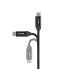 Kabeļu kabelis USB-C 1M datu iekraušanai un pārraidei - melns