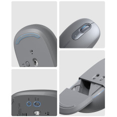 Bezdrôtové USB 2.4GHz Bezdrôtová myš Ugreen MU105 - sivá