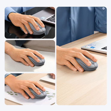 Souris sans fil USB 2.4GHz sans fil Ugreen Mu105 - gris