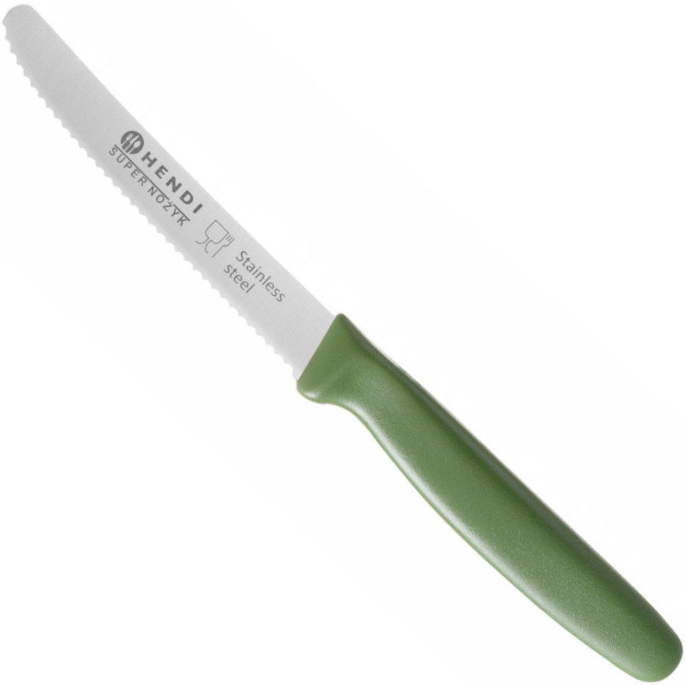 Super Sharp Kitchen Kniv Universal Serrated Blade 22cm - Green Super Sharp Kitchen Kniv Universal Serrated Blade 22cm - Green