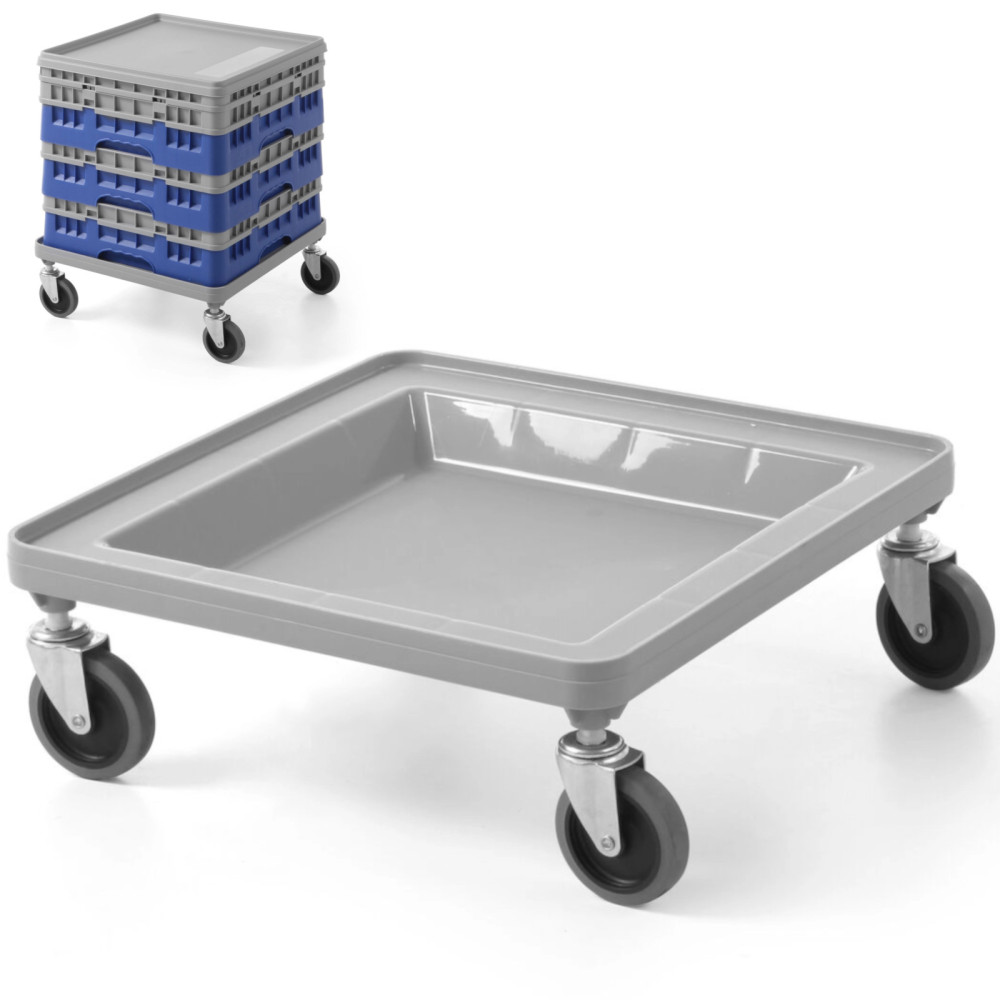 Carrello da cestello per lavastoviglie CAMBRO Camrack 50x50cm - grigio Carrello da cestello per lavastoviglie CAMBRO Camrack 50x50cm - grigio