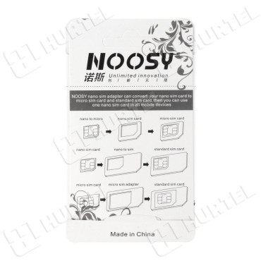 NANO MICRO SIM NOOSY ADPORTY KARTY + BIELE