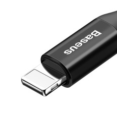 Kaabel USB-kevade kaabli jaoks - välk kala silma 1m must