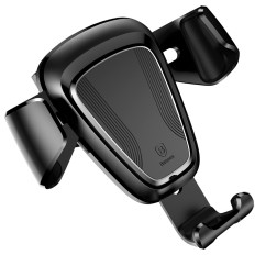 Mango de coche gravitacional en un crudo a cuadros 4-6 '' Gravity Car Mount Negro