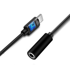 Adapteradapter med USB-C på ljudet 3.5 Mini Jack-uttaget