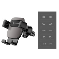 Suporte de carro gravitacional em um telefone xadrez. Cubo preto