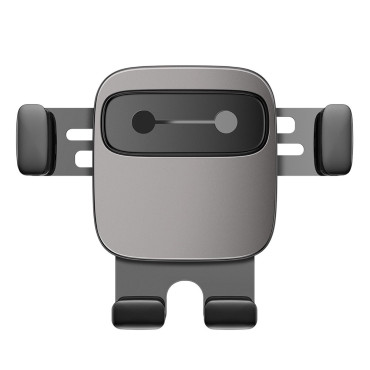 Βαρύτητα κάτοχος αυτοκινήτου σε ένα καρό τηλέφωνο. Κύβος μαύρος