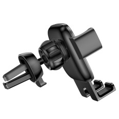 Gravitational car holder on a checkered phone. Cube black