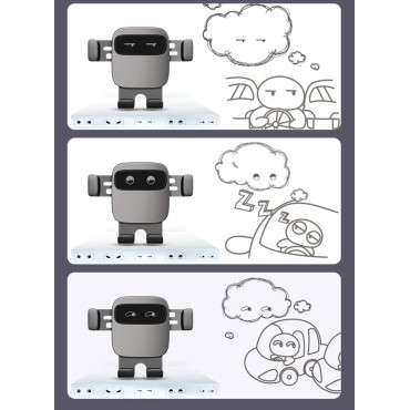 Βαρύτητα κάτοχος αυτοκινήτου σε ένα καρό τηλέφωνο. Κύβος μαύρος