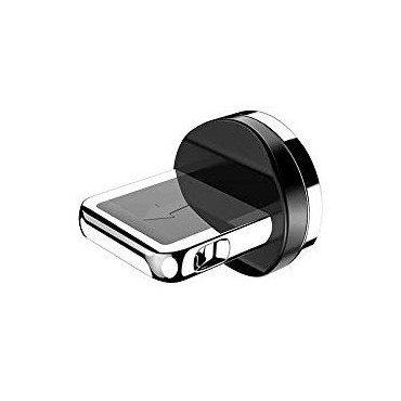 Endstecker für Magnetkabel iPhone Blitz Silber
