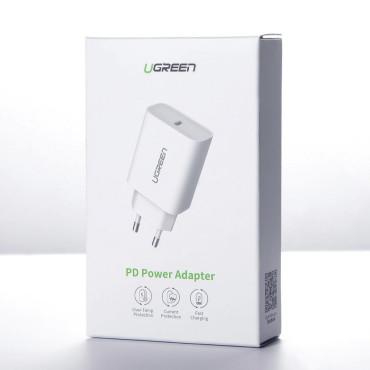 Nätverkslastare Power Delivery 3.0 Snabbladdning 4.0+ 20W 3A vit