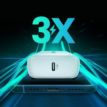 Sieťový nakladač Power Dodanie 3.0 Rýchly náboj 4.0+ 20W 3A Biela