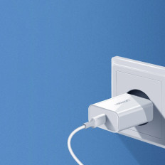 Nätverkslastare Power Delivery 3.0 Snabbladdning 4.0+ 20W 3A vit