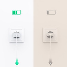 Fast USB-C Energia di alimentazione 30 in tassa rapida 4.0 Bianco