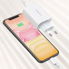 Ātra USB-C elektroenerģijas padeve 30 Ātrā uzlāde 4.0 balts