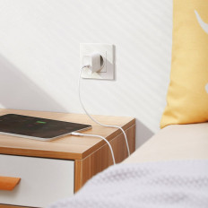 Ātra USB-C elektroenerģijas padeve 30 Ātrā uzlāde 4.0 balts