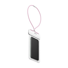 Caso de capa impermeável universal para telefone Max 7.2 '' Na piscina sobre a água rosa