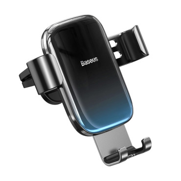 Suporte de carro gravitacional para verificação de ventilação. Esmalte preto
